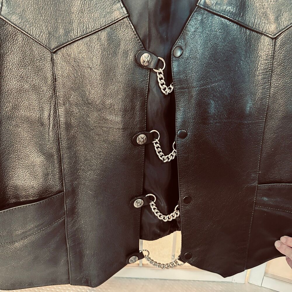 Leather Gallery Vest Size 54 3X